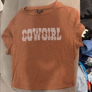 Brown Cowgirl T-Shirt